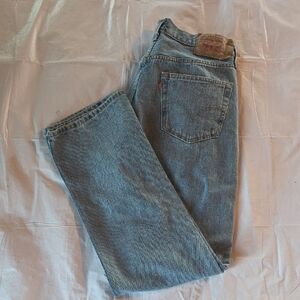 Levi's Men's 501 Button Fly Jeans Straight Leg Original Fit 2011 34x34